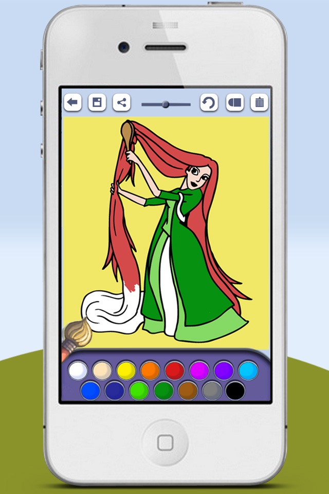 Drawing princess learning game screenshot 3