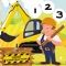 ABC & 123 Construction Worker Kids Game with Many Challenges! Free Learn-ing, Fun Play-ing Challenge