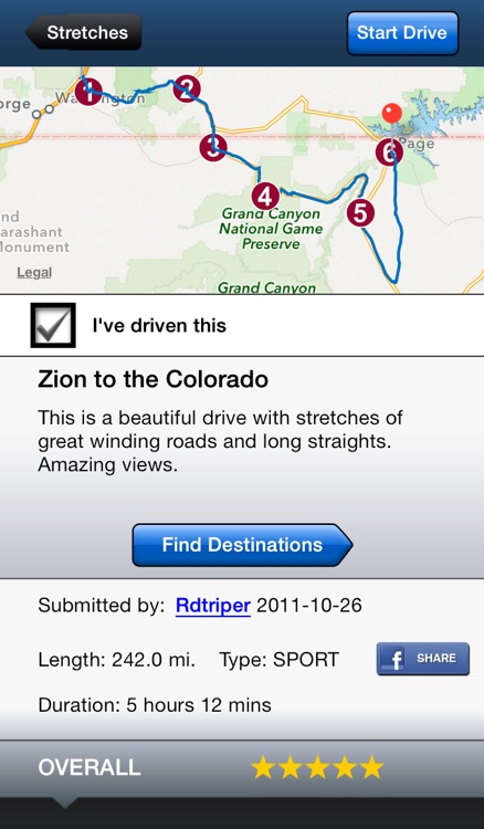 Greatest Drive GPS Road and Trip Finder