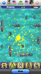 Screenshot of Naval Warfare Multi-shot