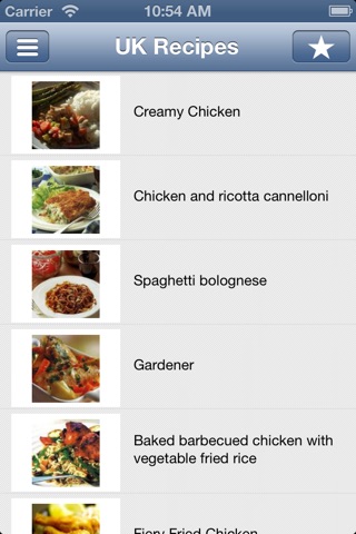 cooking UK - Recipes and cooking ideas for British and Irish cooks screenshot 2