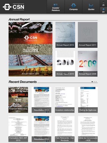 Relatório Anual CSN screenshot 3