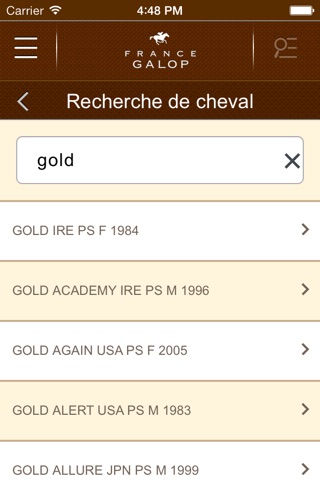 France Galop screenshot 4