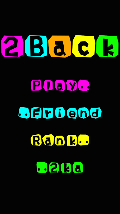 Screenshot #1 pour 2Back Man〜n-back task〜