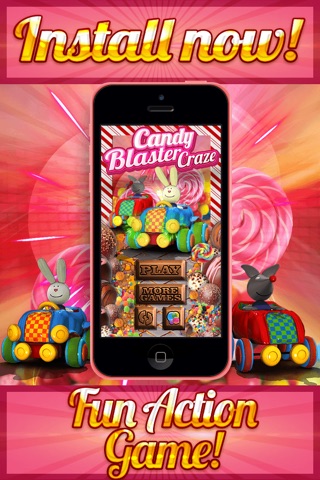 Candy Blaster Craze - Awesome Fast Driving And Shooting Game FREE screenshot 3