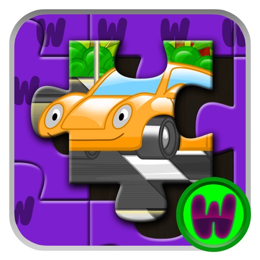 Toddler Car Jigsaw Icon