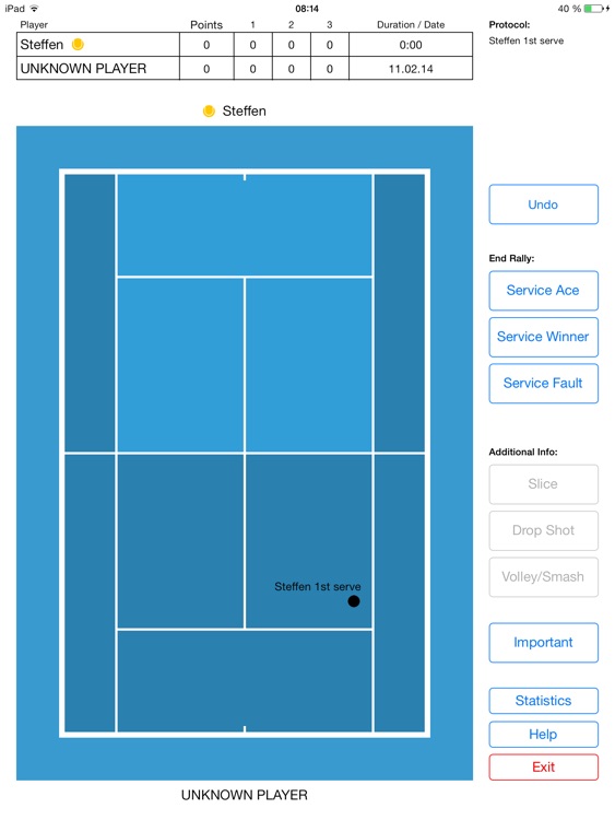 Tennis Analyzer - Scoring and analysing matches. screenshot-4
