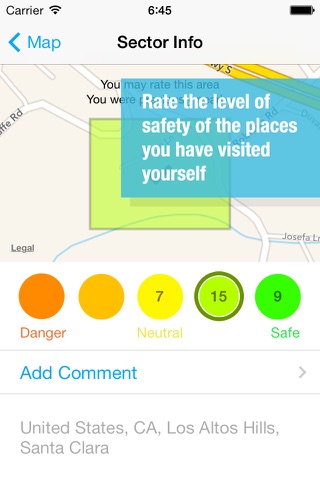 Safety Map Worldwide screenshot 2
