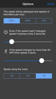 speed speak - talking speedometer iphone screenshot 1