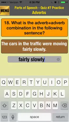 Game screenshot easyLearn English Grammar - Parts of Speech Lite hack