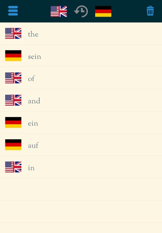 Easy Learning German - Translate & Learn vocabulary - 60+ languages, Quizz, Frequent words lists screenshot 3