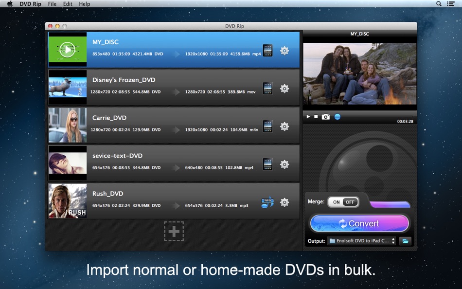 DVD Rip for Mac OS X - 4.0.0 - (macOS)