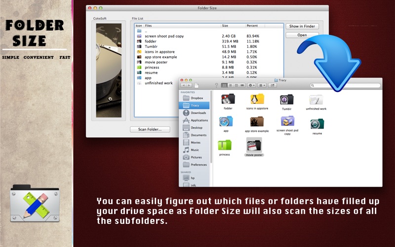 Screenshot #2 pour Folder Size