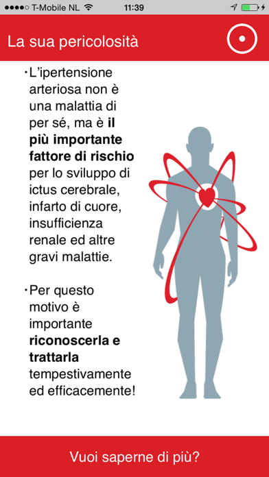 Screenshot #1 pour Ipertensione conosci e controlla la tua pressione