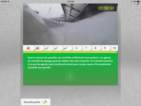 Screenshot #5 pour WADA Quiz