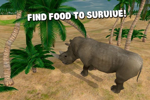 Wild Rhino: Survival Simulator 3D screenshot 3