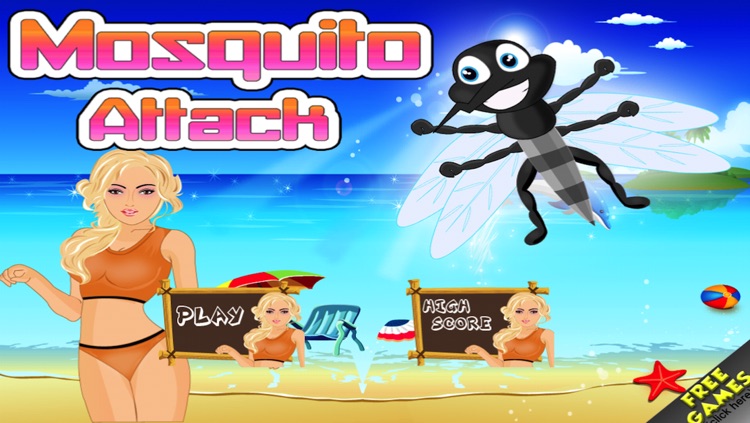 Mosquito Attack - Go After Pretty Girls In Bikini