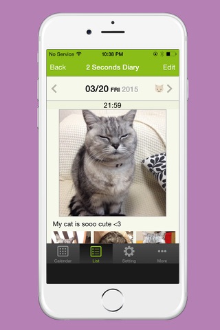 2 Seconds Diary screenshot 3