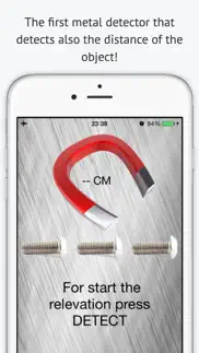 metal distance - metal detector iphone screenshot 1