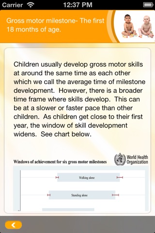 Baby's Motor Milestones screenshot 3
