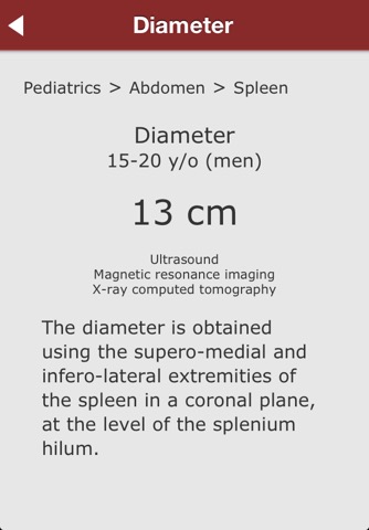 RadRef - Normal Values in Diagnostic Imagingのおすすめ画像3