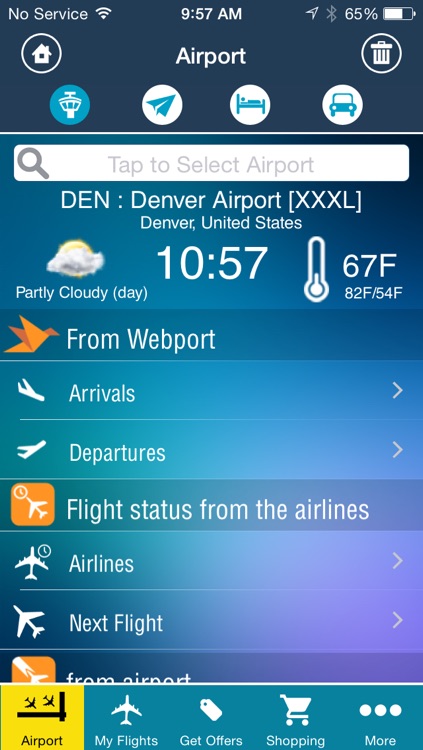 Denver Airport Pro (DEN) Flight Tracker radar
