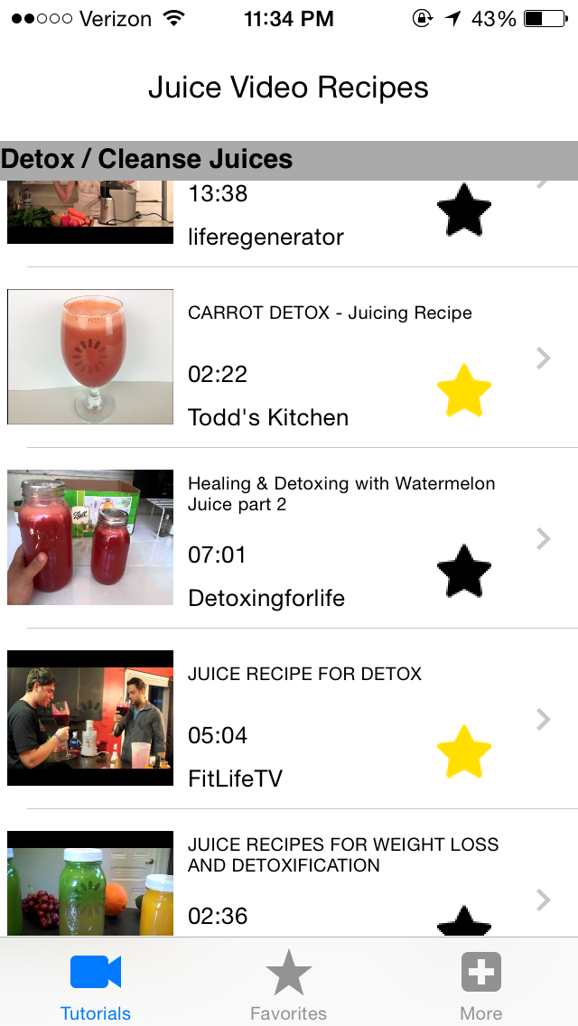 Screenshot #3 pour Juice Recipes Pro: Smoothies & Juice Video Tutorials