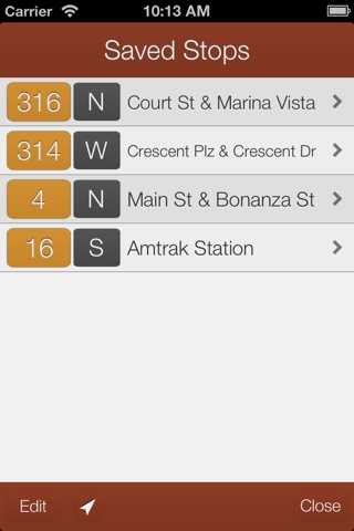 Transit Stop: CCCTA Tracker. screenshot 4