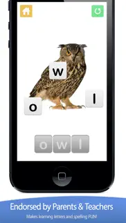 little speller - three letter words lite - free educational game for kids iphone screenshot 1