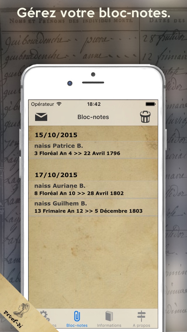 Screenshot #2 pour revol-di Calendrier Républicain