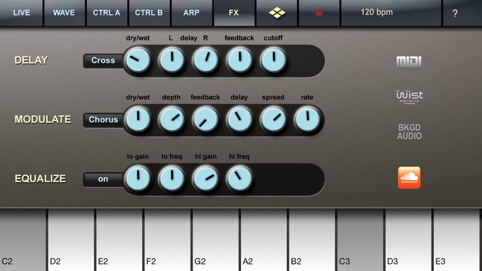 #4. Addictive microSynth (iOS) Podle: Harry Gohs