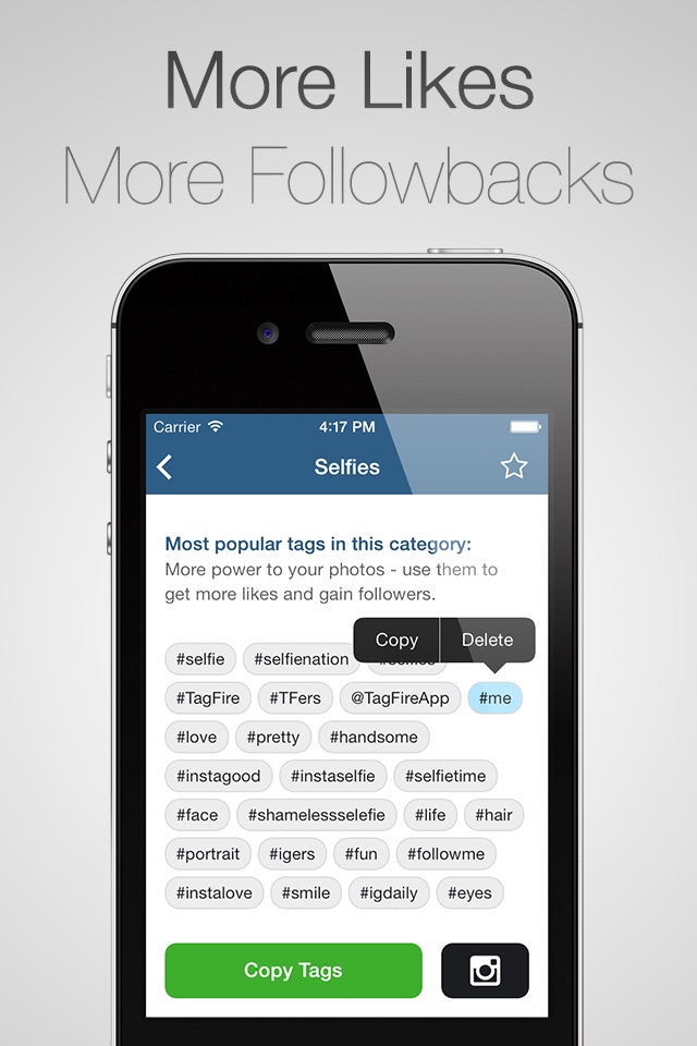 TagFire for Instagram Likes screenshot 2
