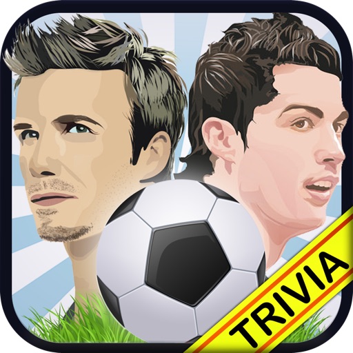 Football player logo team quiz game: guess who's the top new real fame soccer star face pic Icon