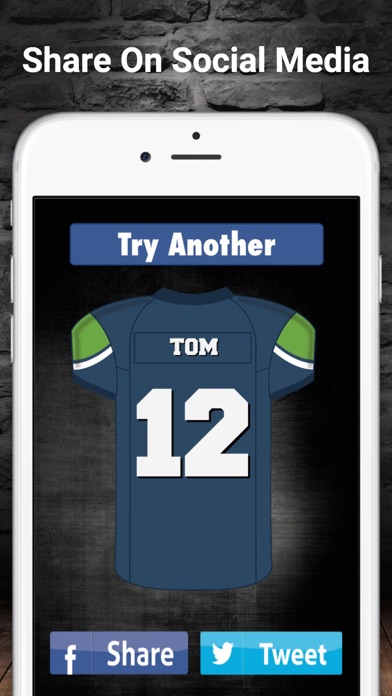 Make My American Football Jersey iPhone screenshot 4 - Sports app
