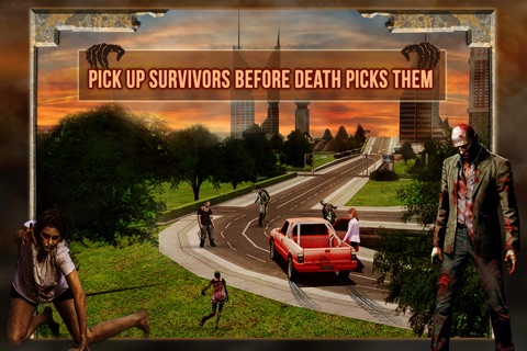 Infected City Drive HD - Adventure 3D Zombie Escape Car Driving Simulator Game screenshot 2