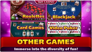 S&H Casino - FREE Premium Slots and Card Games screenshot #3 for iPhone