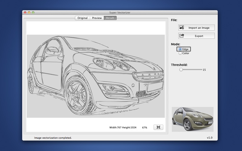 Screenshot #1 for Super Vectorizer - Image to Vector Graphic