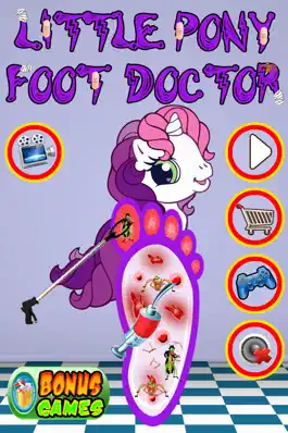 Game screenshot Little Crazy Pet Pony Foot doctor(dr) - baby games mod apk