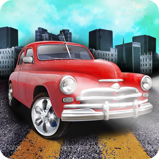 Simulator Driver Retro Car 3D icon