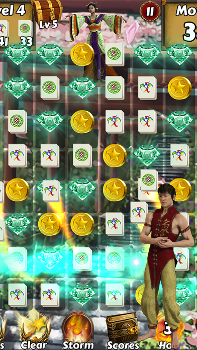 Mahjong Match Adventure World: Swipe jewels and match mahjong tiles! Screenshot