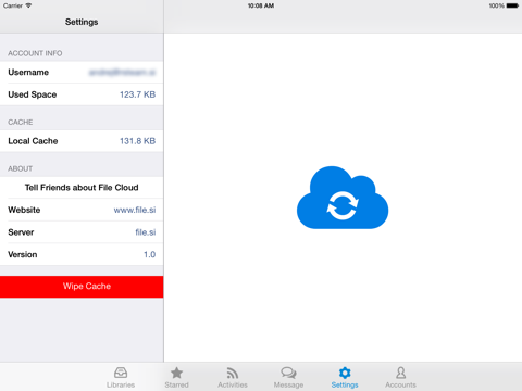 Screenshot #6 pour File Cloud - File Sharing and Syncing