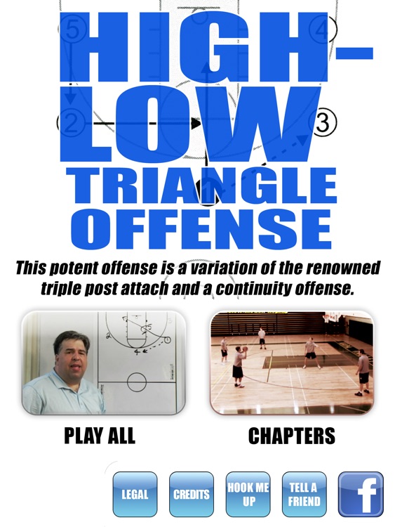 High-Low Triangle Offense: Attacking Man & Zone Defense - With Coach Lason Perkins - Full Court Basketball Training Instruction - XL