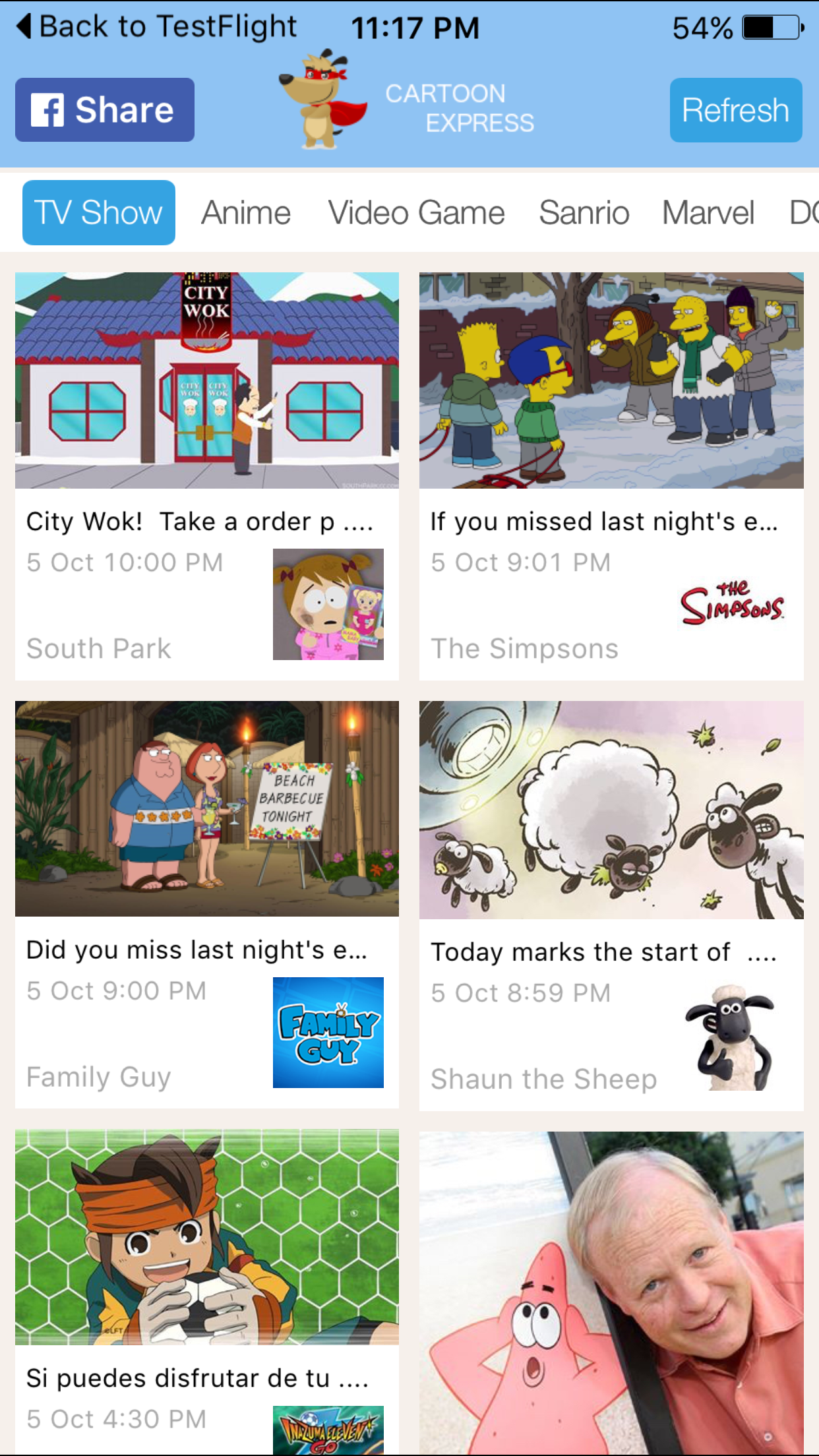 Cartoon Express screenshot 2