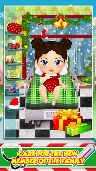 Screenshot 3 of Mommy's Christmas Baby Doctor Salon - My Santa Spa Make-Up Games! App