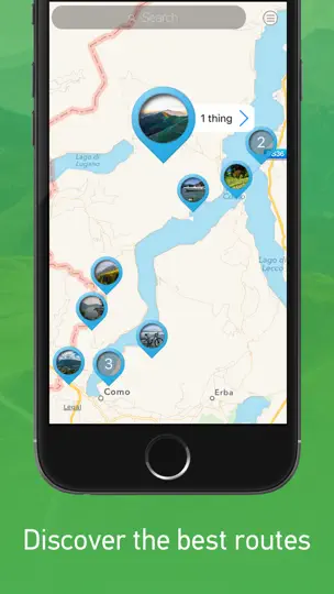Скриншот Routes Tips - Travel Inspiration Tailored For You на iPhone 4