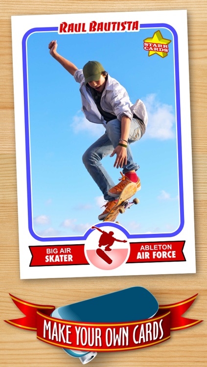 Skateboard Card Maker - Make Your Own Custom Skateboard Cards with Starr Cards