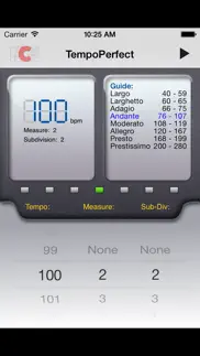 tempoperfect iphone screenshot 1