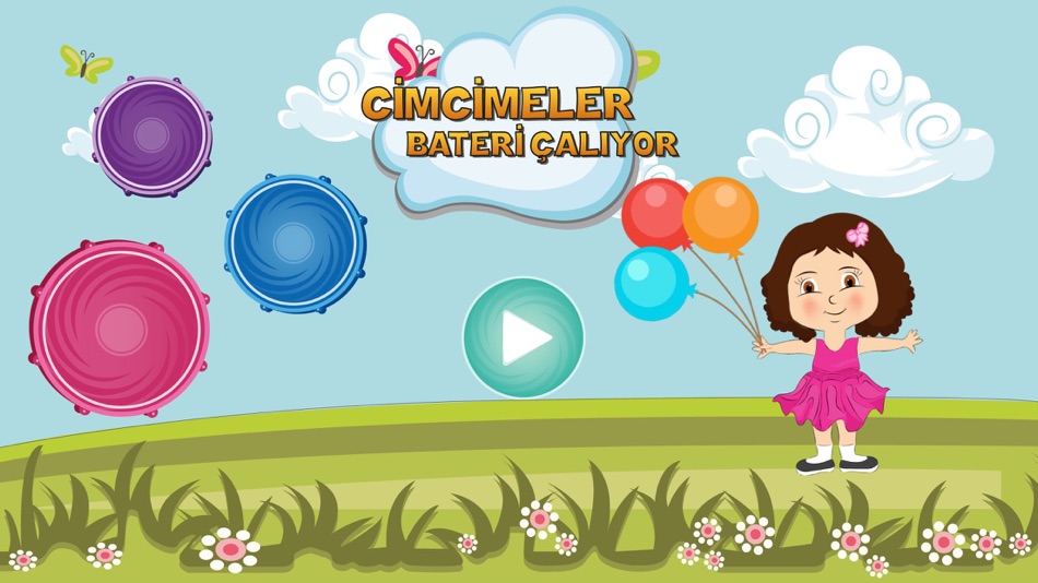 Cimcimeler Bateri Çalıyor - Çocuklar için Türkçe Bateri Çalma Oyunu - 2.1 - (iOS)