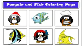 Game screenshot Paint Penguin and Fish Coloring Page for Funny Kids apk