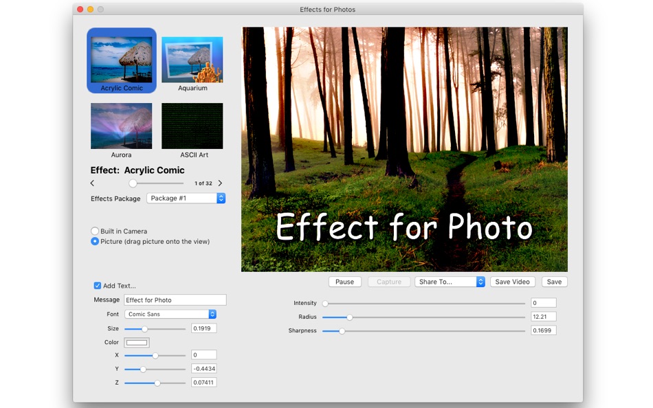 Effects for Photos for Mac OS X - 4.2.0 - (macOS)